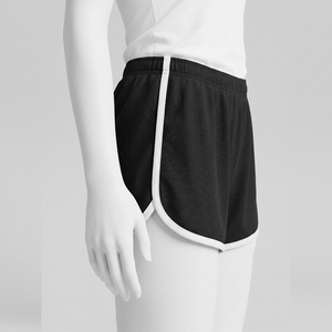 Wealthy Sports Custom Athletic Women's Shorts Running Breathable Cotton Gym Workout <b>Hot</b> Sexy <b>High</b> <b>Waisted</b> Drawstring Button - Product Image 5