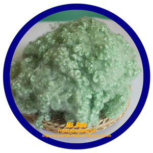 Fibra Discontinua de Poliéster 100% Reciclada, 15D, Verde, Hueca y Conjugada, para Relleno de Colchones, Juguetes y Mantas, Bajo Impacto - Product Image 5