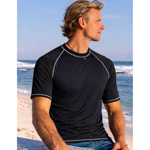 Camiseta Deportiva de Manga Corta para Hombre, Transpirable, de Compresión, para Gimnasio, Suministro del Fabricante - Product Image 5