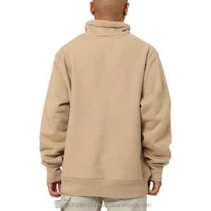 Sweats à capuche en polaire épaisse vierge poids lourd surdimensionné impression personnalisée Logo sweats à capuche et sweat-shirts pour hommes - Product Image 3