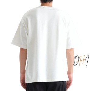 Camiseta Blanca Oversize Unisex con Logo Personalizado, 100% Algodón, de Alto Gramaje, Lisa, Estilo Urbano, Hombro Caído, Cuello Redondo, Venta al por Mayor - Product Image 2