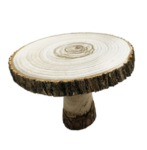 Wood Cake <b>Stand</b> Customized Sale Cupcake Display <b>Stand</b> Polished Holder for Home Decoration Rustic Cake <b>Stand</b> - Product Image 1