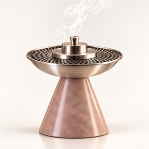 Brûleur à Bakhoor en Résine de Luxe avec Bol Jali Arabe en Acier Inoxydable, Porte-Encens Moderne pour Oud, Idéal pour la Maison Islamique - Product Image 1