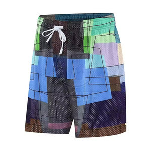 Online Sale Latest Design Men's Casual Mid Eco-Friendly Breathable Lightweight Sublimation Shorts Wholesale <b>Unique</b> Solid 2026 - Product Image 4