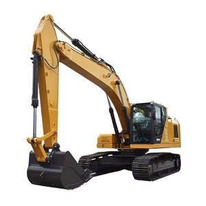 Chenillard robuste d'occasion de 3000 kg de couleur jaune avec bras hydraulique renforcé et godet haute performance pour les projets de développement de terrains - Product Image 6