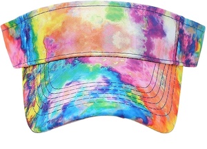 Gorra de visera deportiva ajustable de algodón unisex de alta calidad Nuevo diseño azul para hombres y mujeres. Casual al aire libre al por mayor visera personalizada - Product Image 5