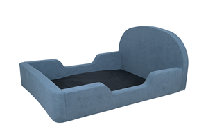 Cama infantil de espuma para bebés, moderna, de alta densidad, tapizada, con 1 año de garantía, para bebés y niños, muebles para dormitorio infantil - Product Image 6