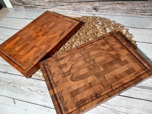 Planche à découper en bois Thanh Tung Thinh, rectangulaire, rustique, faite à la main, non toxique, durable, écologique, épaisseur 2,0 cm, Binh Thuan - Product Image 4