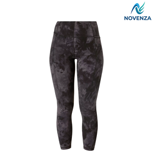 Leggings Deportivos Personalizados de Cintura Alta con Estampado Teñido, Pantalones de Yoga y Fitness Suaves para Correr - Product Image 3