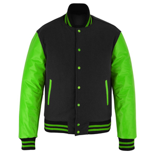 OEM Service Customized High Quality Canvas Waterproof Reversible Windproof Breathable Front Varsity Jackets <b>Men</b> Winter Wear New - Product Image 2