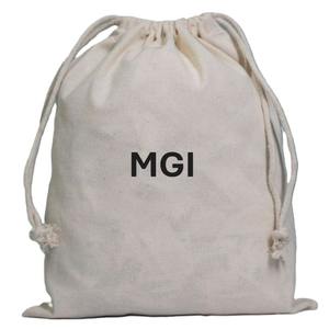 Luxury 100% Organic Eco Custom Cotton Envelope Flap Dust Bag for Purse Shoe Handbag Luxury Cotton Muslin <b>Drawstring</b> Dust Pouch - Product Image 2