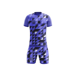 Custom Name Logo <b>Soccer</b> Team Uniform Football Club Kit Breathable Mesh Sublimated Jersey OEM ODM Wholesale Supplier Manufacturer - Product Image 1