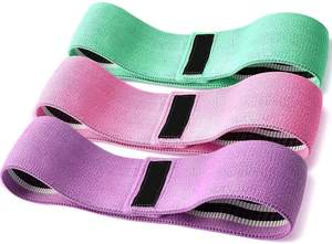 Custom Adjustable Fabric Resistance Hip <b>Band</b> Non Slip Booty Exercise <b>Band</b> for Yoga Fitness Glute <b>Workout</b> Training Gear - Product Image 4