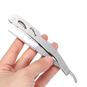 Navaja Profesional para Peluquería 2026, Navaja Plegable de Acero Inoxidable para Remover Vello Facial con 10 Piezas - Product Image 5