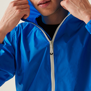 Men's Custom Breathable <b>Zip</b>-<b>Up</b> Running <b>Jacket</b> Thin Outdoor Rainproof Windbreaker for Sports & Adventure Activities Stand Collar - Product Image 6