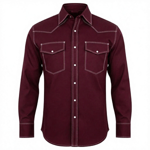 2026 High Quality Men's <b>Flame</b> Resistant Cotton Rip-Stop Breathable Western <b>Shirt</b>-Triple Stitched Heavy Duty Welding <b>Shirt</b> - Product Image 5