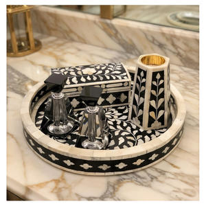 Mubkhar de madera y resina personalizado para Ramadán, para decoración del hogar u oficina, juego de regalo de lujo con incrustaciones de nácar para Bakhoor, ideal para Eid. - Product Image 6