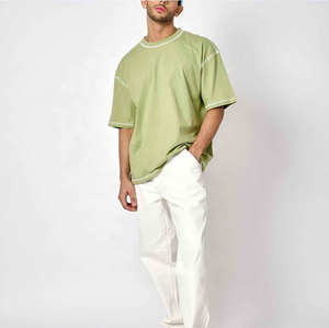 Camiseta de Hombre 2026, Nuevo Diseño, Corte Regular, 100% Algodón, Estampada, Transpirable, Antiarrugas, Precio Bajo, Hecha en Pakistán - Product Image 4