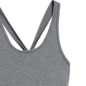 2026 New Wholesale Custom Logo Fashion Summer Girls Workout Women Tank <b>Tops</b> - Product Image 2