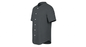 Maillot de baseball personnalisé pour homme, manches courtes, col mandarin, sublimation, tissu athlétique respirant 220g, uniforme d'équipe - Product Image 4