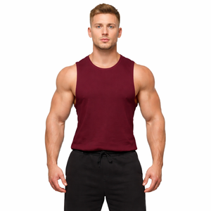 Débardeur de sport sans manches respirant et écologique pour homme, idéal pour l'été, imprimé, vêtement de fitness, fabricant OEM - Product Image 6