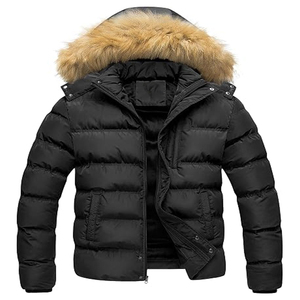 Wholesale Men’s Padded Winter <b>Jacket</b> Lightweight Quilted Outdoor Coat with Full Length Zip and Functional Hand Pockets - Product Image 1