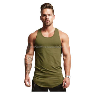 Débardeurs de sport pour hommes en polyester de grande taille, personnalisés avec logo, pour la musculation, la remise en forme, la compression, la salle de sport, la course à pied, 2024 - Product Image 3