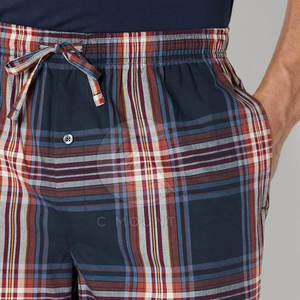 Conjunto de Pijama de Algodón para Hombre, Ropa de Dormir Cómoda para el Hogar, Corte Relajado, Suave y Transpirable, para Verano e Invierno - Product Image 6