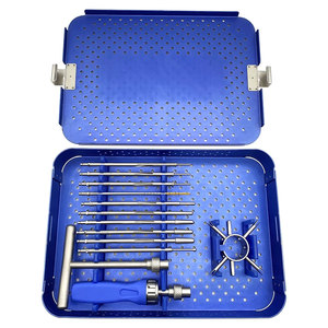 WORLD PRECISION SURGICAL Ensemble d'instruments chirurgicaux orthopédiques en acier inoxydable pour la réparation manuelle du ménisque du genou par arthroscopie CE - Product Image 1