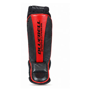 Protectores de Espinilleras de Cuero para Adultos, Directo de Fábrica, Ligeros, Ajustables y Personalizables para Kick Boxing y Entrenamiento de MMA - Product Image 1