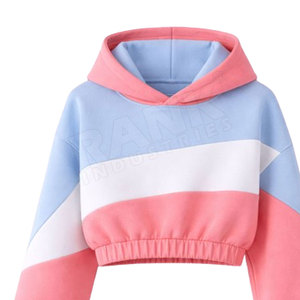 Sudaderas con capucha para mujer, estilo crop top, que ofrecen comodidad ligera y el último diseño para compradores de ropa al por mayor. - Product Image 6