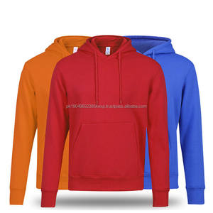 Sweat-shirt à capuche en molleton 100% coton OEM vierge personnalisable avec logo Sports d'hiver Vente en gros Solide - Product Image 1