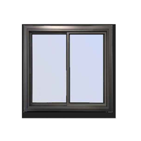 Zweigleisiges Festes Trennwand-Aluminium-Schiebefenster Glas-Raumteiler Aluminiumrahmen Büroraumtrennwand Fensterlieferant für Büros