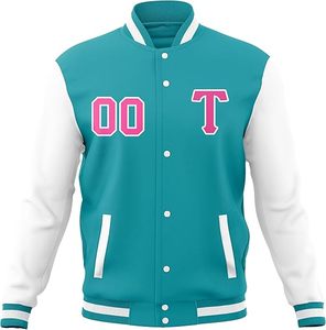 Veste de baseball varsity en coton de haute qualité, personnalisée, pour homme, taille plus, hiver, broderie - Product Image 2
