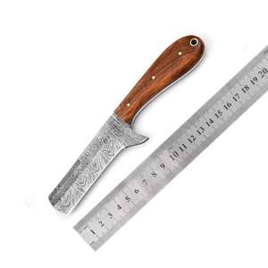 Cuchillo de vaquero de acero 12c27 con acabado ácido, mango de resina de grado industrial, cuchillo de ranchero personalizado OEM, cuchillos EDC para camping - Product Image 6