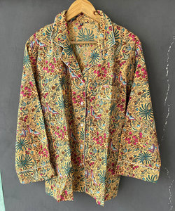 Conjunto de Pijama de Algodón Suave Estampado, Ropa de Dormir Cómoda y Transpirable de Dos Piezas, Ropa de Casa - Product Image 2
