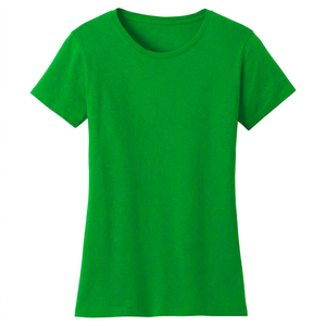 Wholesale Customizable Men's Unisex Eco-Friendly Loose Fit Solid Color T-Shirts 100% Cotton/Blend Front <b>Logo</b> Position 200g - Product Image 1