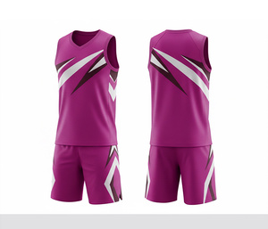 Custom Basketball Uniform Set Quick Dry Breathable <b>Polyester</b> Jersey And <b>Shorts</b> Team Sportswear For Men Women Youth - Product Image 4