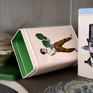 Premium Quality Customised Enamel Ivory Green French Country Design Eco-Friendly Durable Rectangle Storage Box Lid 21x14x8cm - Product Image 3