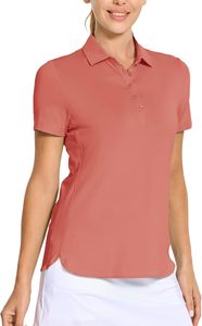 Vêtements de golf pour femmes, export, polo haut de gamme, tissu piqué respirant en coton, logo personnalisé, coupe ajustée - Product Image 3
