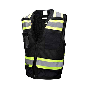 Chaleco de Alta Visibilidad para Construcción, Venta al Por Mayor de Fábrica, Diseño de Logotipo Personalizado, Cinta Reflectante, Chaleco de Seguridad de Alta Visibilidad - Product Image 1