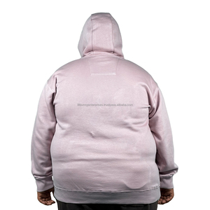 เสื้อฮู้ดลำลองสำหรับผู้ชาย, เสื้อสเวตเชิ้ตโอเวอร์ไซส์ผ้าฝ้าย100% ใส่สบายมีขนาดใหญ่สวมใส่สบายมีสไตล์พร้อมเทคนิคการปัก - Product Image 2