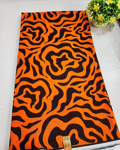 Tela de Algodón Estampado Wax Africano Suministro al por Mayor para Ropa, Moda y Textiles (Taparrabos) Venta al por Mayor - Product Image 4