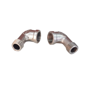 Raccords à souder personnalisés en acier inoxydable à 90 degrés coude de rue filetage NPT Perfection de haut niveau pour gaz divers lisses - Product Image 1