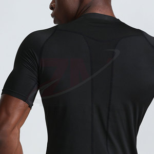 Camiseta de Compresión de Secado Rápido para Ejercicio y Actividades al Aire Libre, Camiseta Deportiva de Compresión Ligera y Elástica para Hombre - Product Image 4