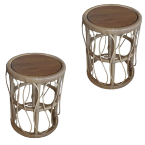 Sillas Modernas para Restaurante con Estructura de Madera y Diseño Elegante de Ratán para Uso en Exteriores y Salas de Estar, Muebles Comerciales - Product Image 5