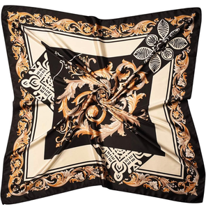 Pañuelo de satén personalizado con logo impreso, fabricante mayorista OEM ODM con etiqueta privada para promoción de marca y uso como regalo. - Product Image 2