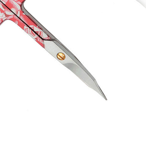 Stainless Steel Cuticle Scissors Straight Blade Sharp Tip Round Hole Purple Handle Beauty Tools for Adults Durable Manicure - Product Image 2