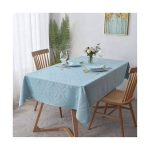 OEM ODM Support Service de conception personnalisée Table rectangulaire classique Cuisine Fil teint Pop Salle à manger Belle couverture de table brodée - Product Image 3