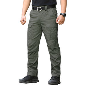 Pantalones Cargo Multibolsillos para Hombre, Ropa de Trabajo para Exteriores, Resistentes, Ripstop, para Senderismo, Escalada, Uso Diario - Product Image 2